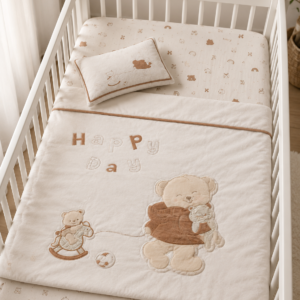 Roots n Looms™ Premium Imported Bear theme Bedding Hamper