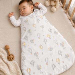 Roots n Looms™ Muslin Baby Sleeping Bag with Zip