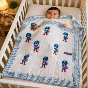Roots n Looms™ Captain America Theme Baby Hamper