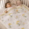 Roots n Looms™ Premium Hand Block Baby Quilt (Mermaid)