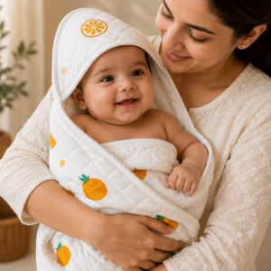 Roots n Looms™ Luxe Hooded Bath Wrap